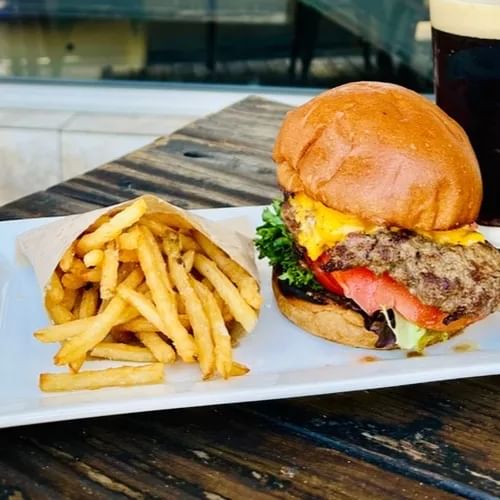 The Surfing Pig Burger.