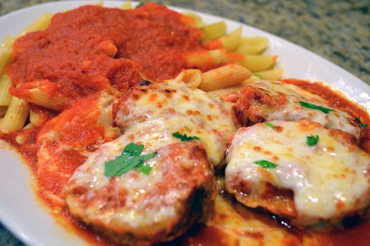 Meatball Alla Parmigiana.