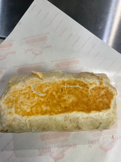 Carnitas (Pork) Burrito.