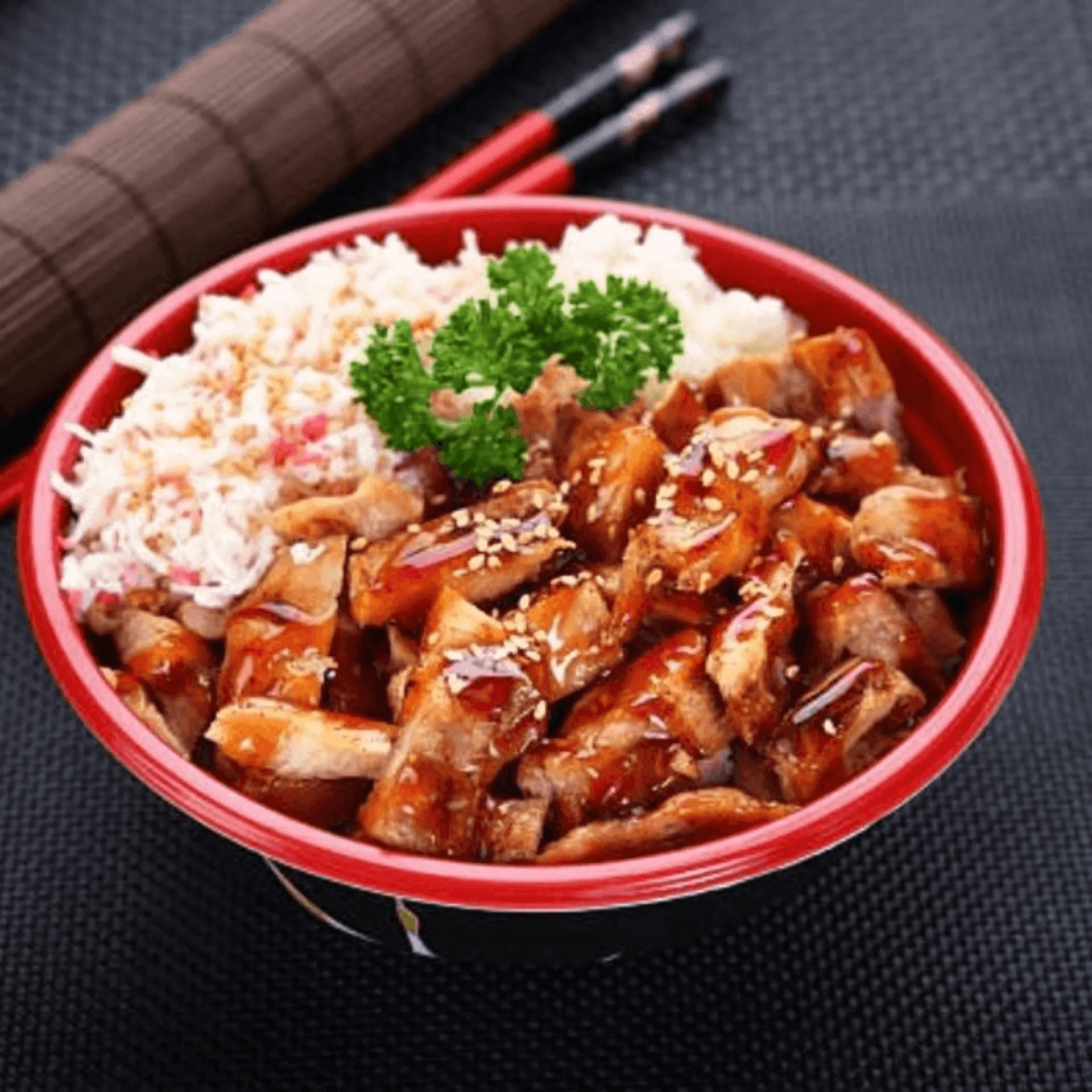 Teriyaki Chicken Dinner.