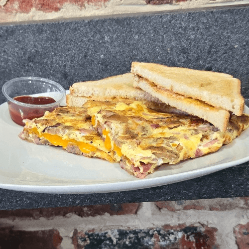 Meat Lovers with Cheese Omelet