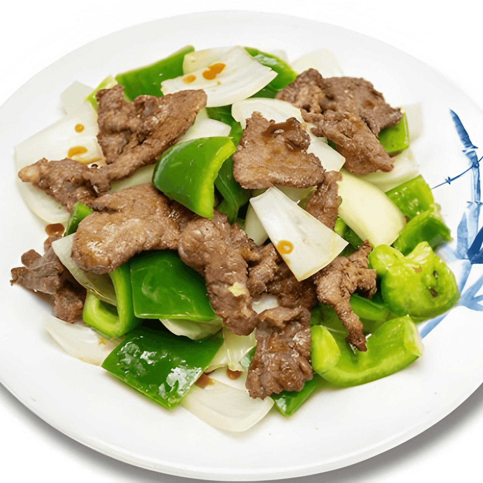 Pepper steak with onion luncheon.