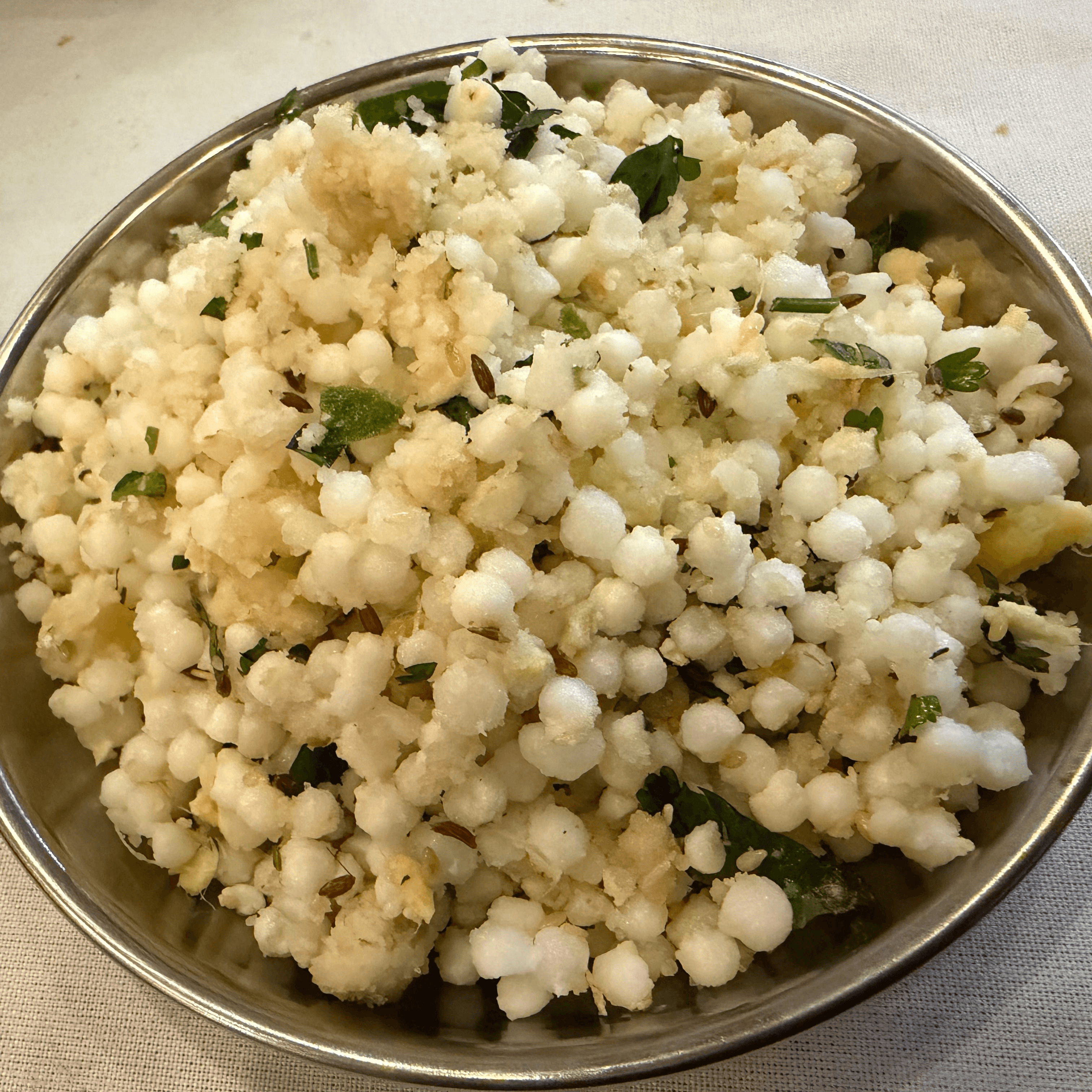 Sabudana Khichdi.