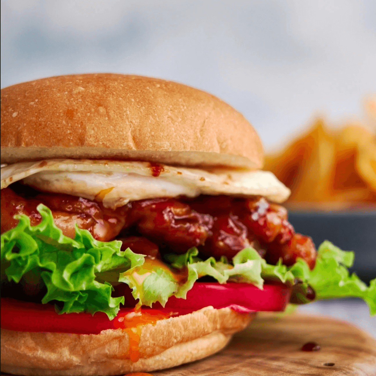 Grilled Chicken Teriyaki Sandwich.