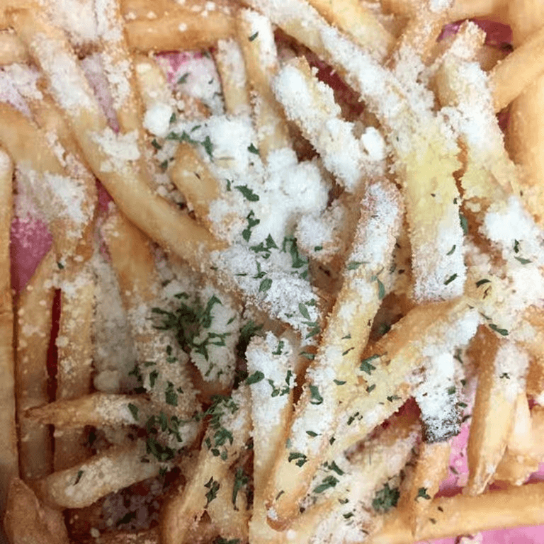 Truffle Fries with Aioli Sauce.