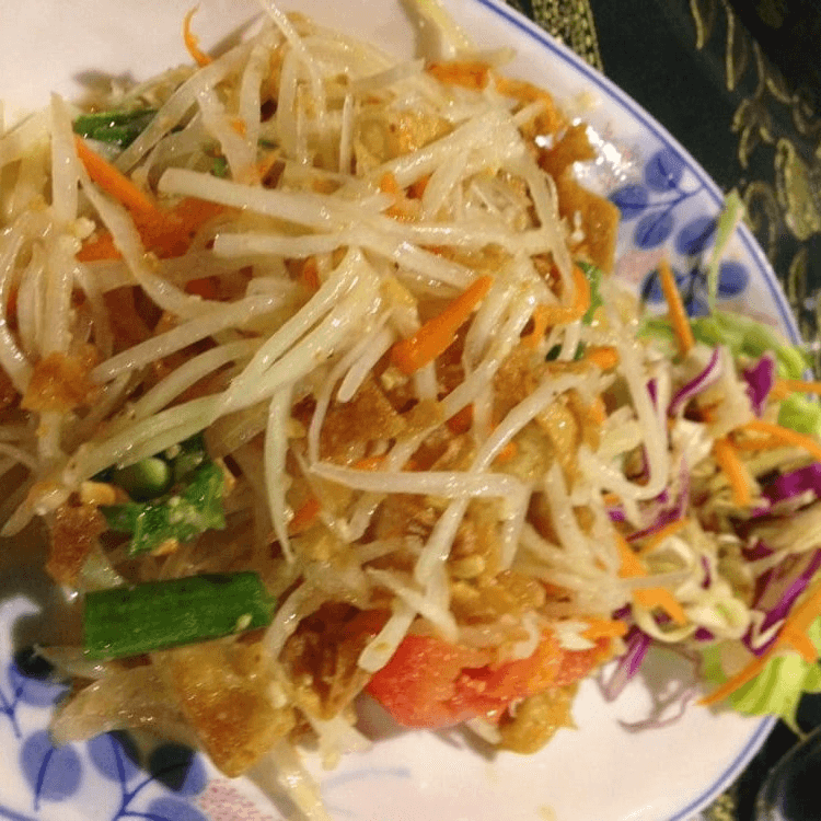 Somtum (Papaya Salad).