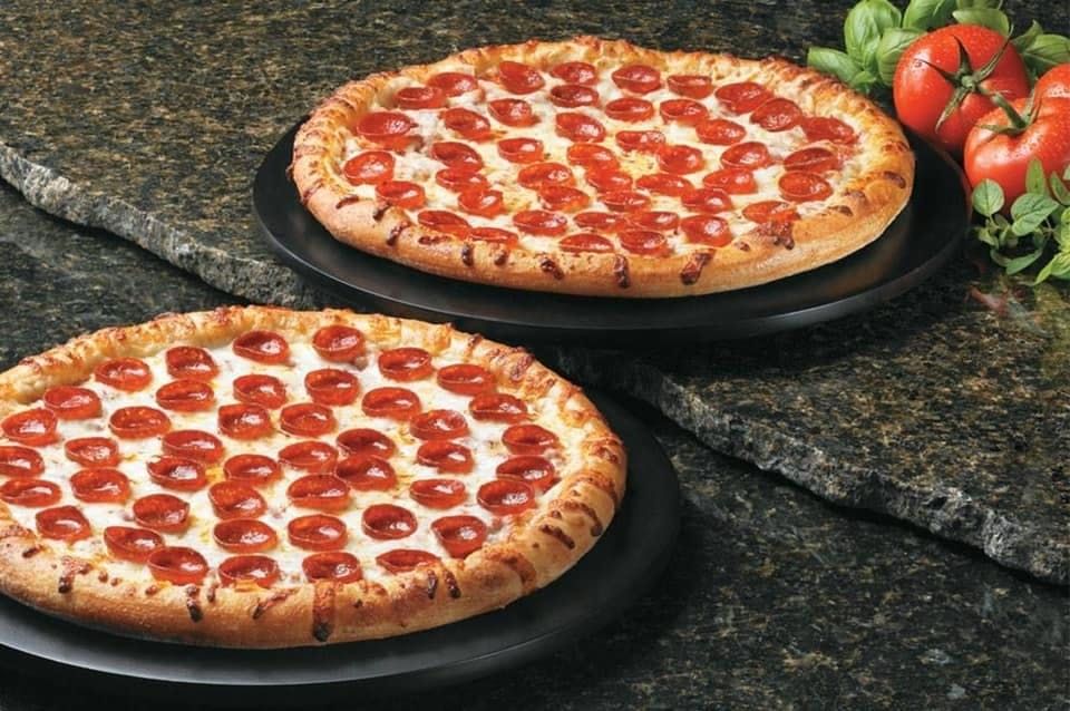 Two Large 14" One Topping Pizza & 2 Liter Soda Special.