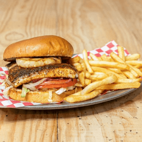 Blackened Mahi Sandwich.