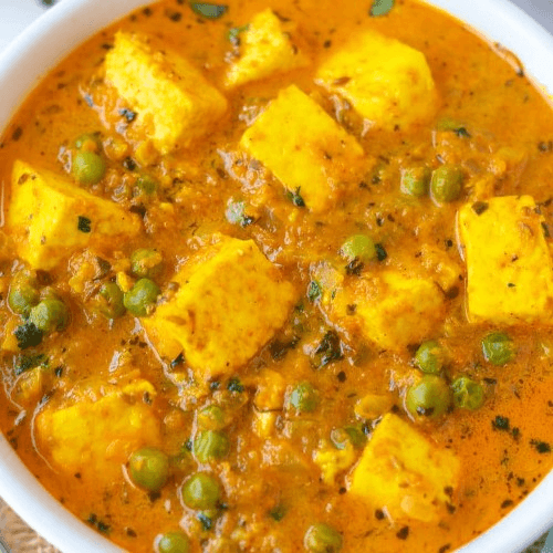 Mattar Paneer.