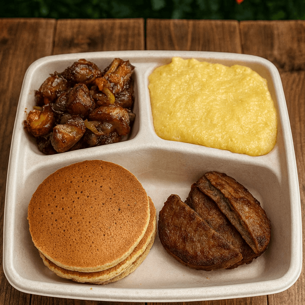 Soy Free Pancake Breakfast.