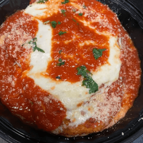 Chicken Parmigiana.