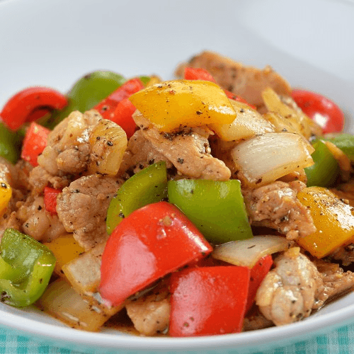 Pork Green Chile Plate.