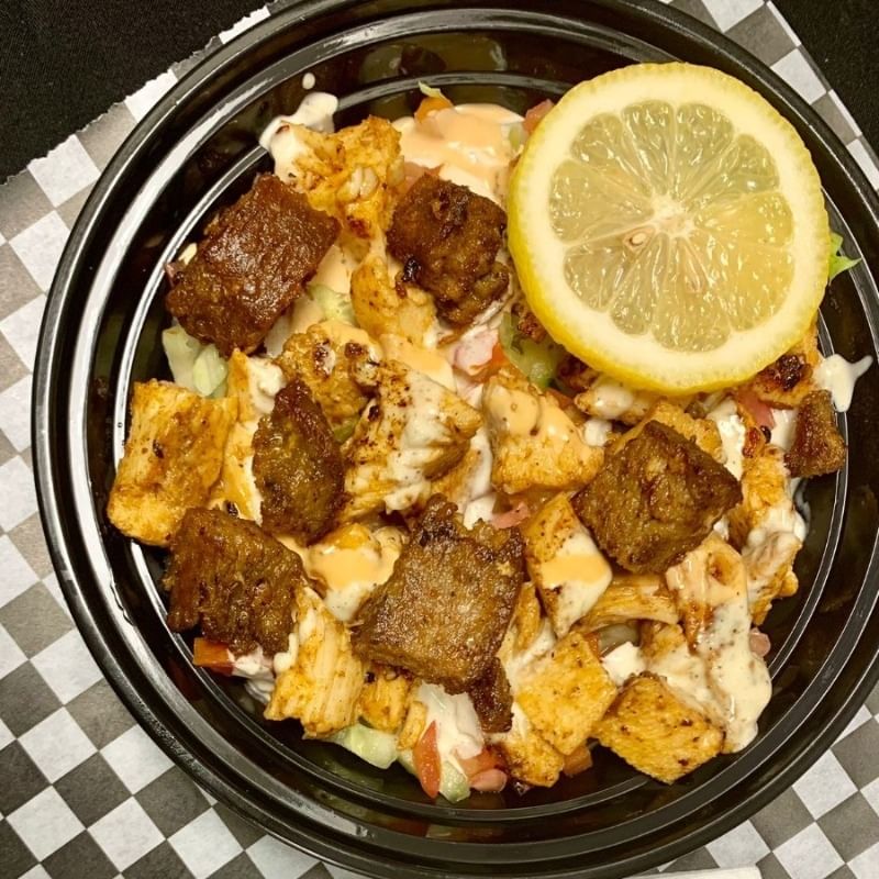 Gyro & Chicken Salad.