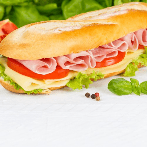 Ham & Cheese Sub.