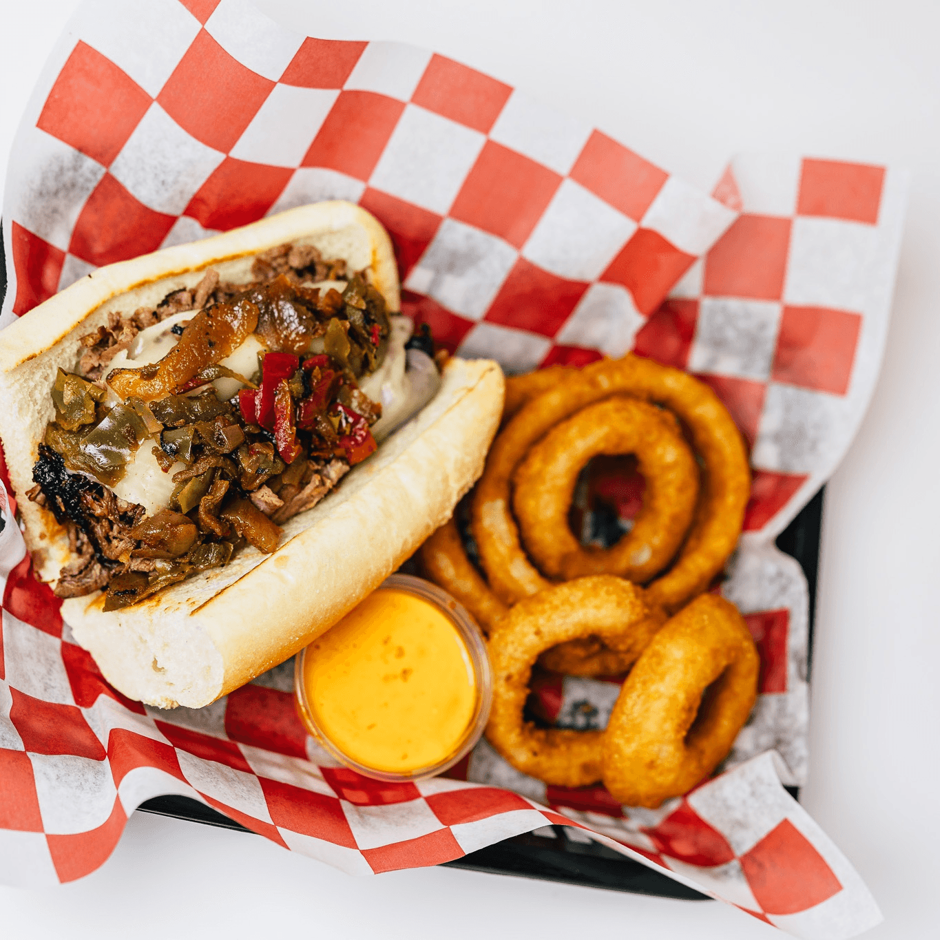 Brisket Cheese Steak.