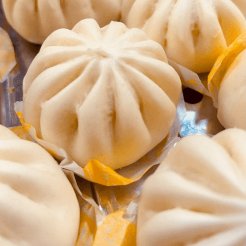 Steamed or Fried Vegetarian Dumplings (6).