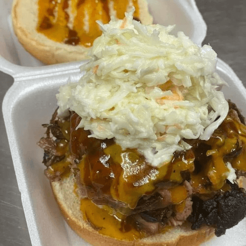 Pull Pork Sandwich Basket.