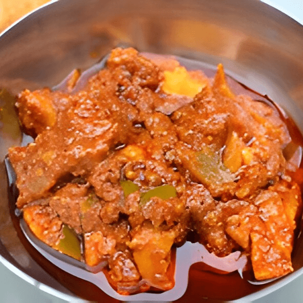 Indian mixed pickles.