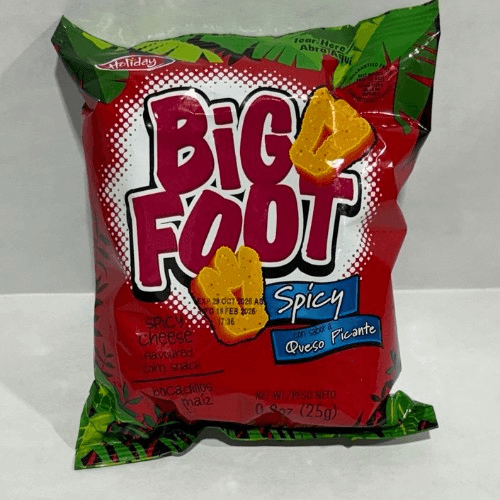 Big Foot Cheese Snacks (Spicy).