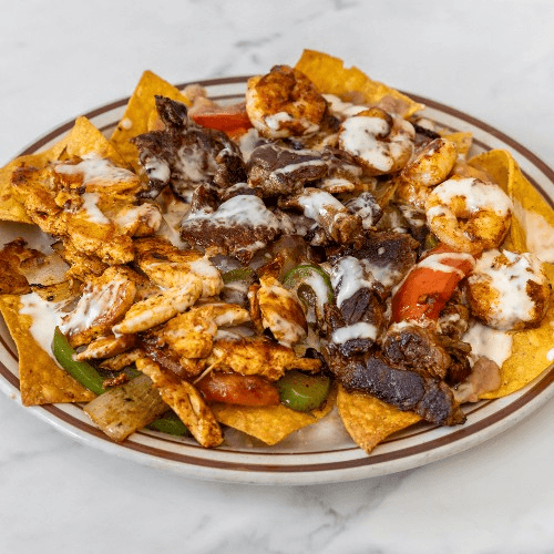 Fajitas Nachos.