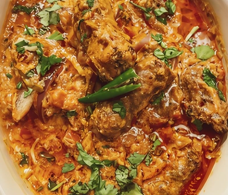 Chicken Tikka Kadai.