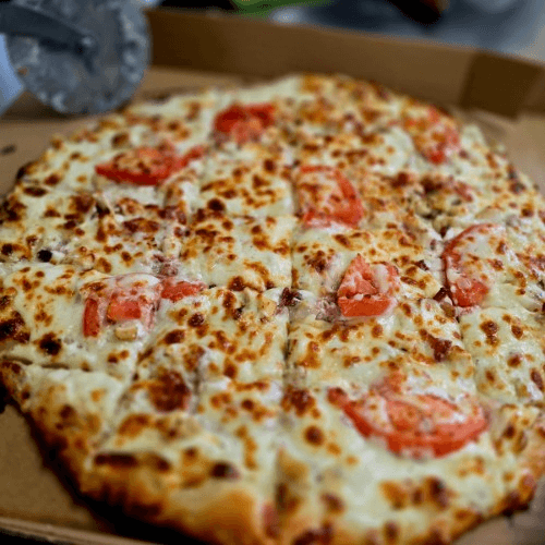 The Original Chicken Bacon Club Pizza.