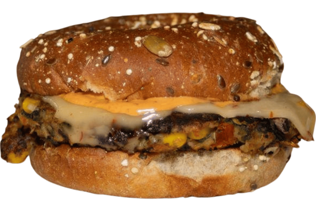 The Chingy Black Bean Burger.