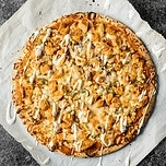 Spicy Buffalo Chicken Pizza.