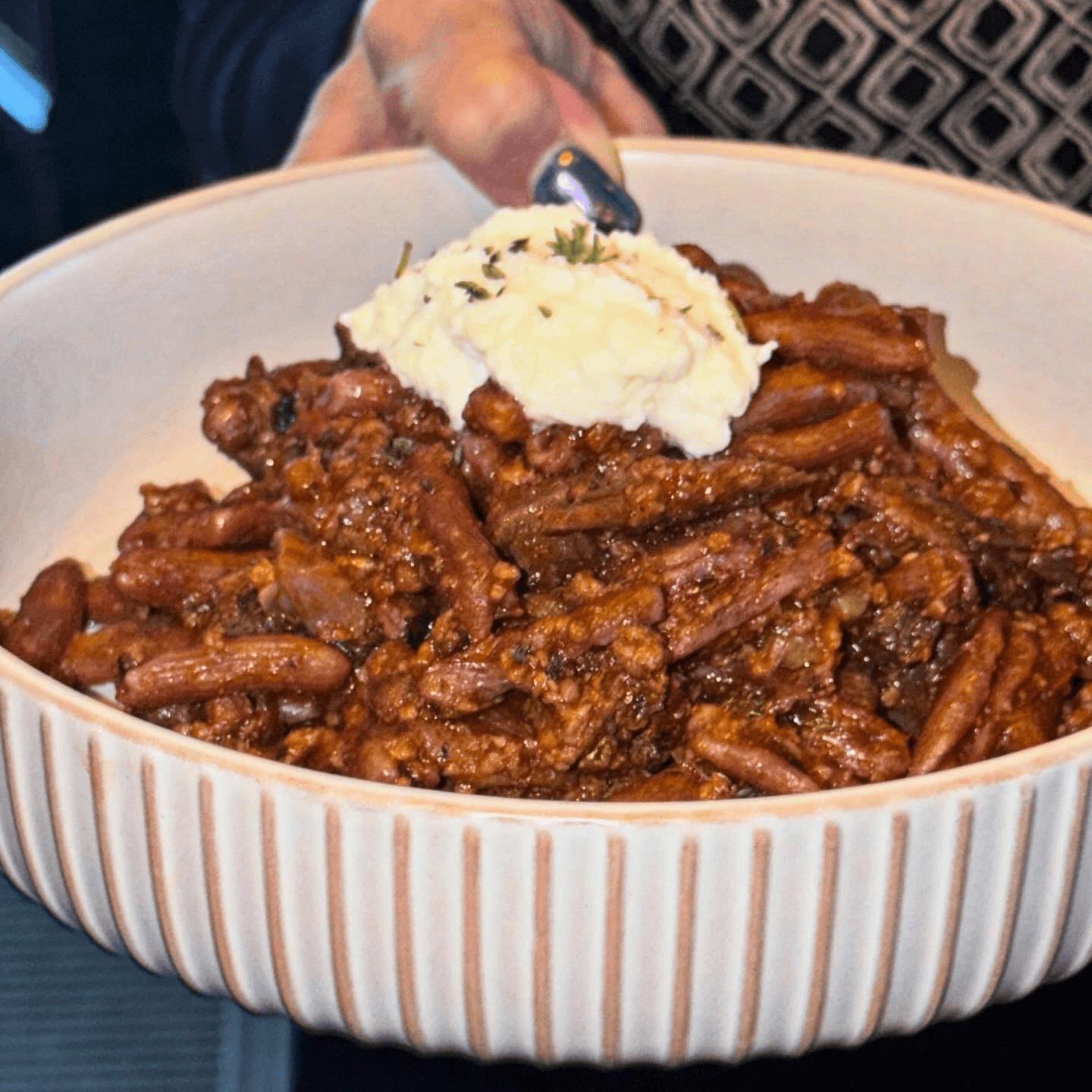 Chianti Stained Cavatelli.