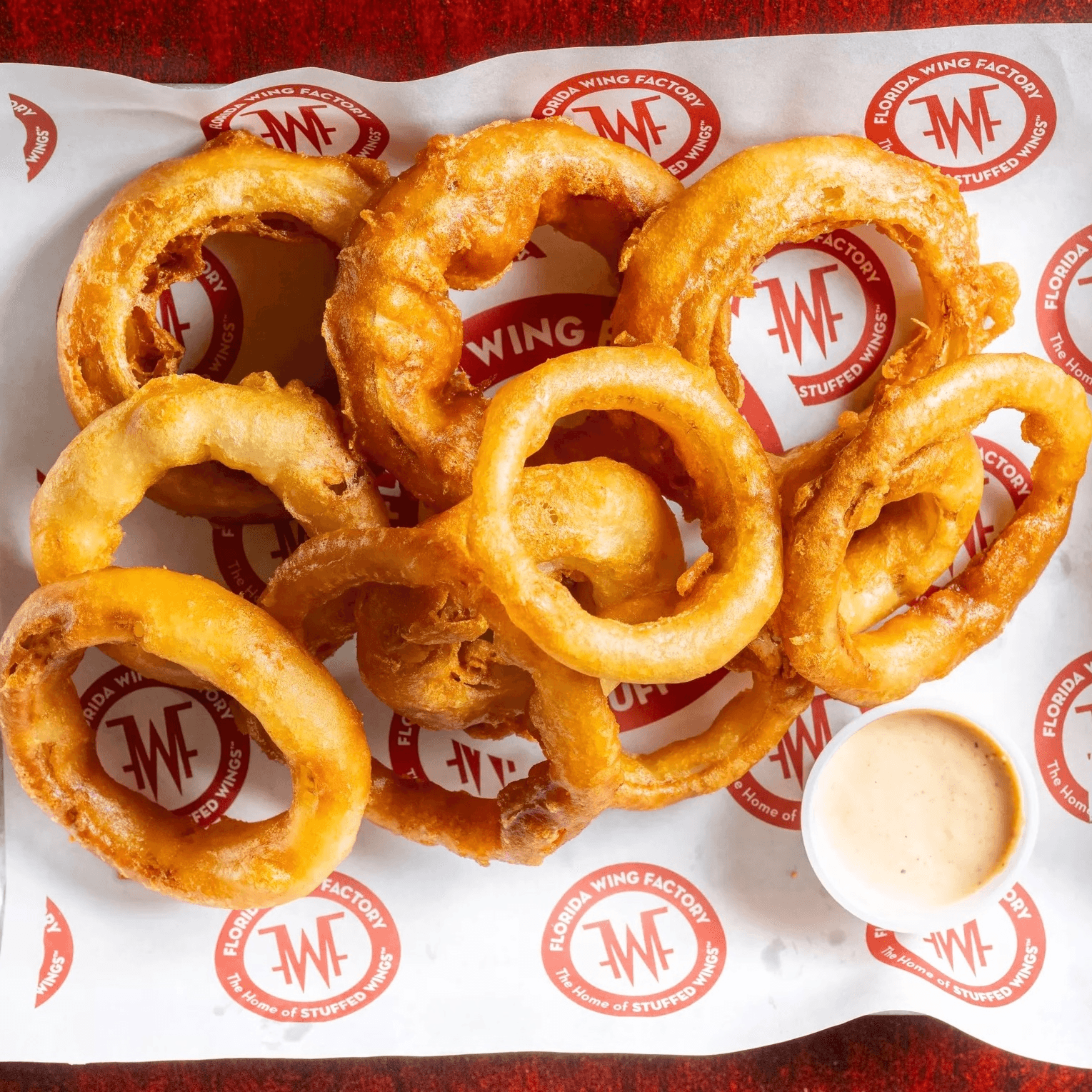 Beer-Battered Onion Rings.