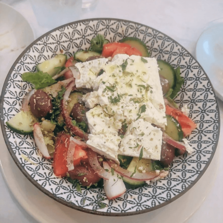 Organic Greek Salad.