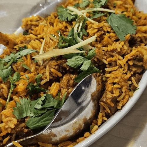 Goat Biryani.