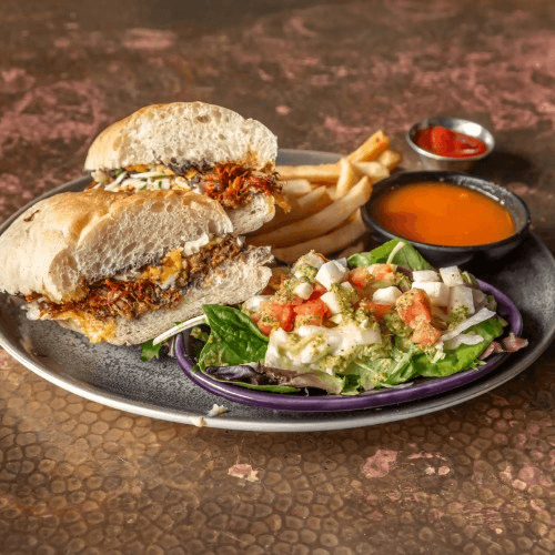 Mexican Torta Ahogada.