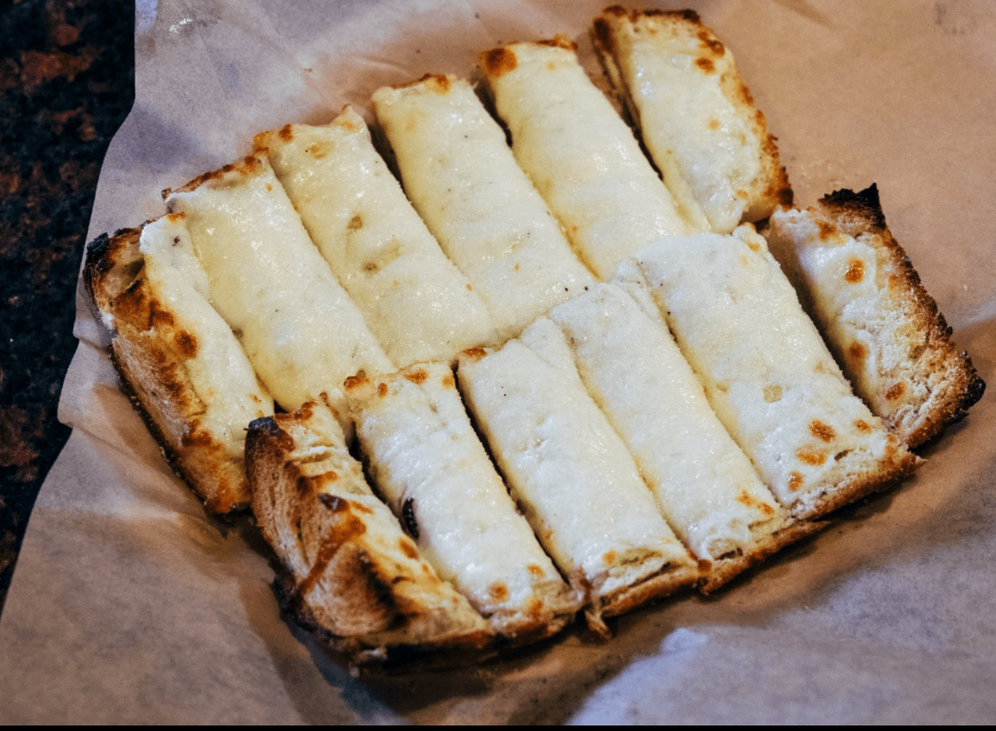 Cadillac Cheese Bread.