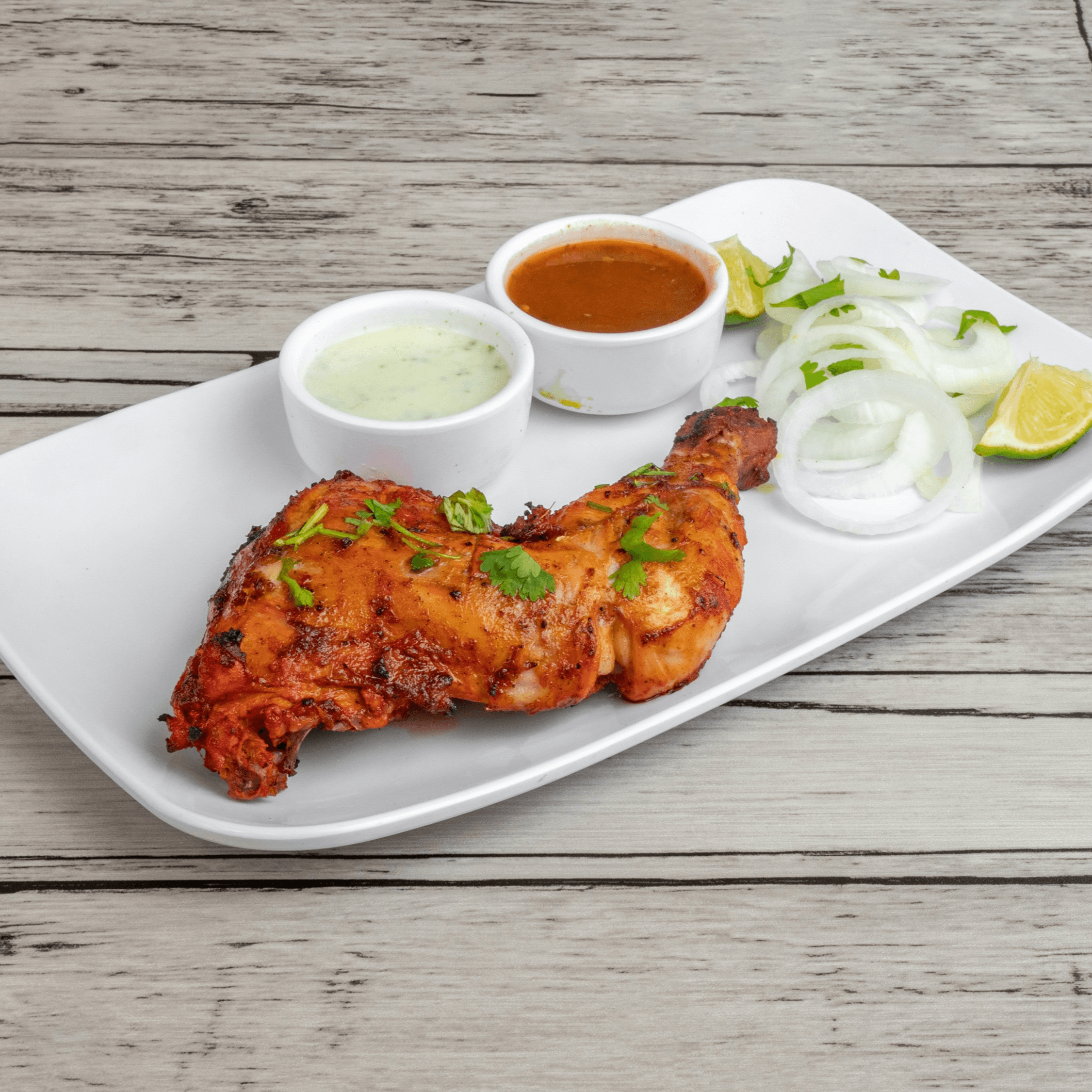 2 Chicken  Leg Tikka  -Double Treat.