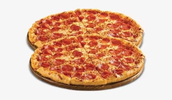 Two Large 1 Topping Special.