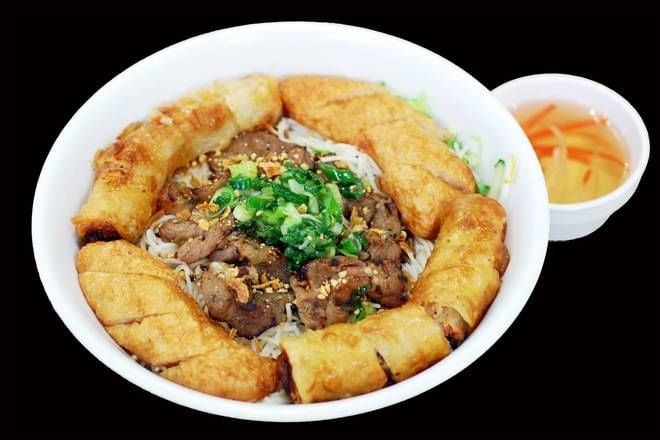 Dry/ Rice Vermicelli Noodle Bowl (3 Items Combo).