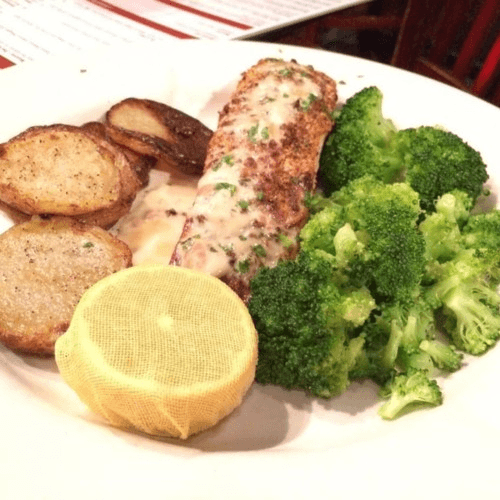 Seven Grain Crusted Salmon