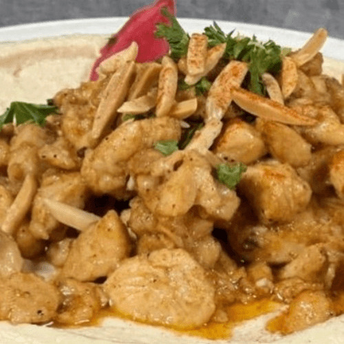 Hummus with Chicken.