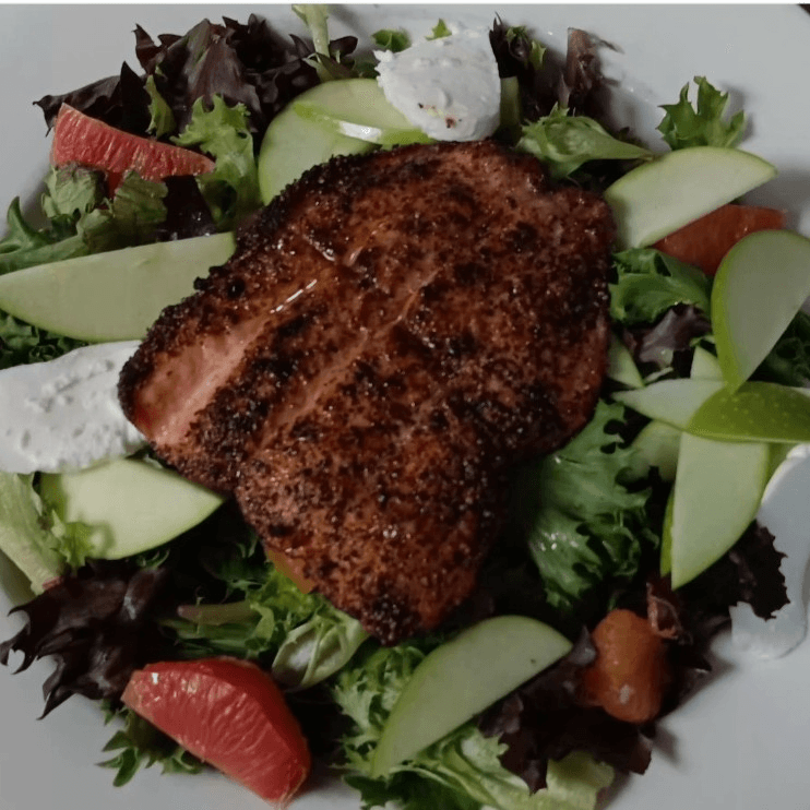 Lemon Pepper Salmon.