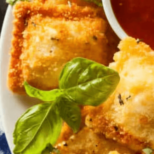 Fried Cheese Ravioli.