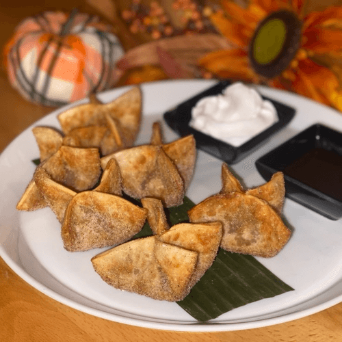 Pumpkin Pie Wontons.