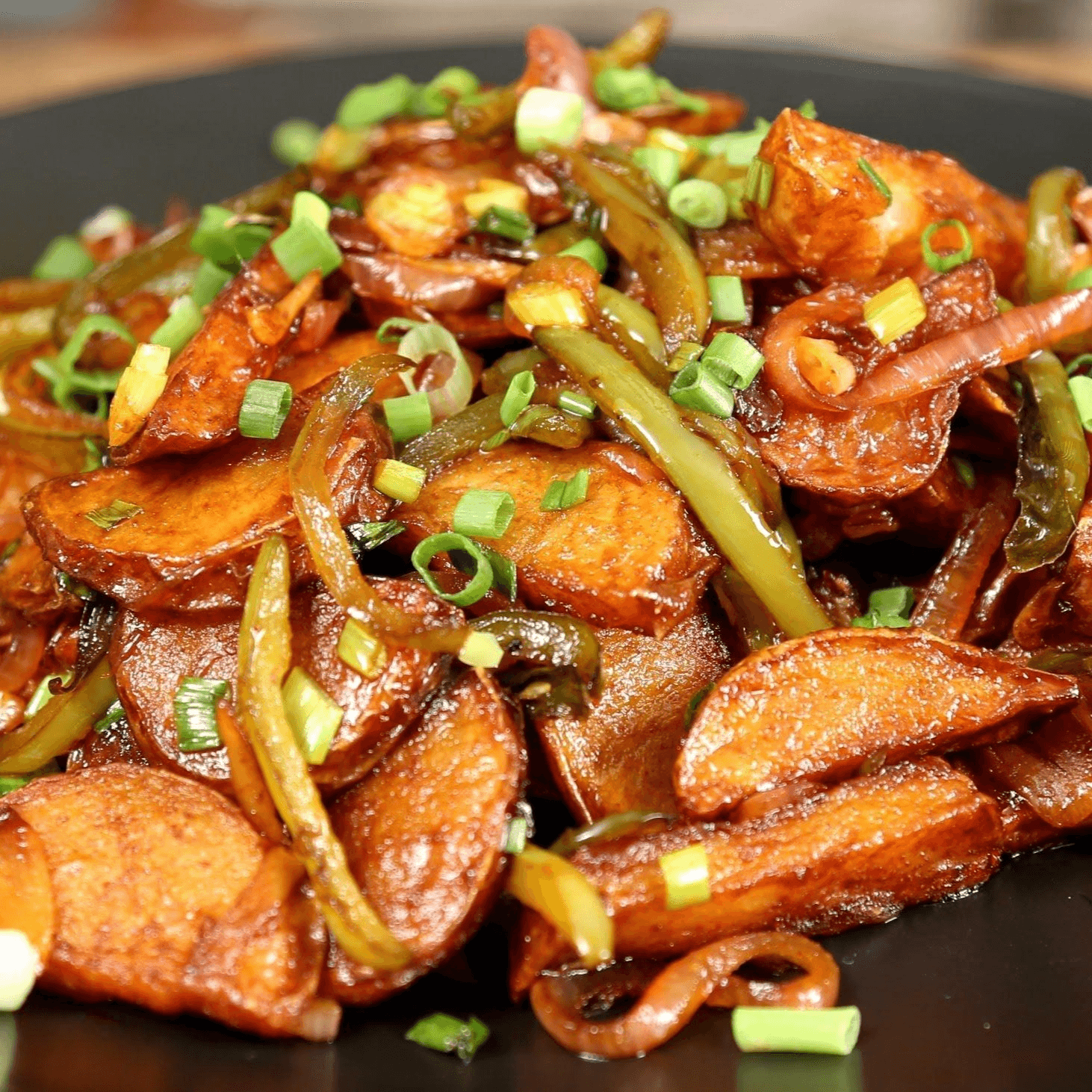 Chili Potatoes (Dry).