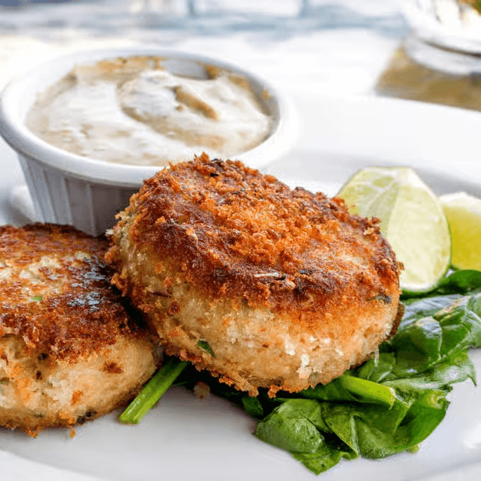 Tarragon Crab Cakes.