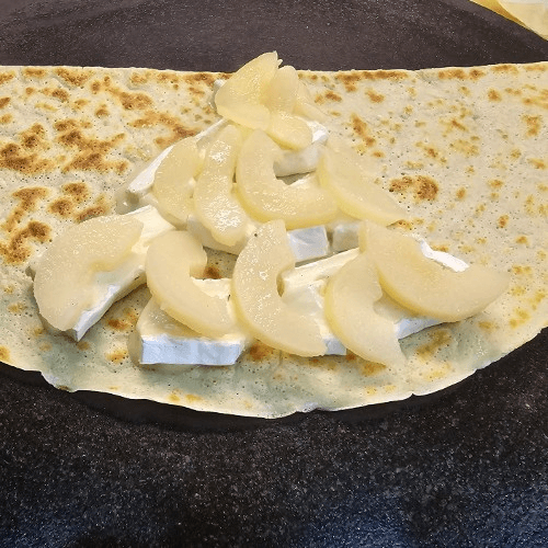 Brie and Pear Crepe