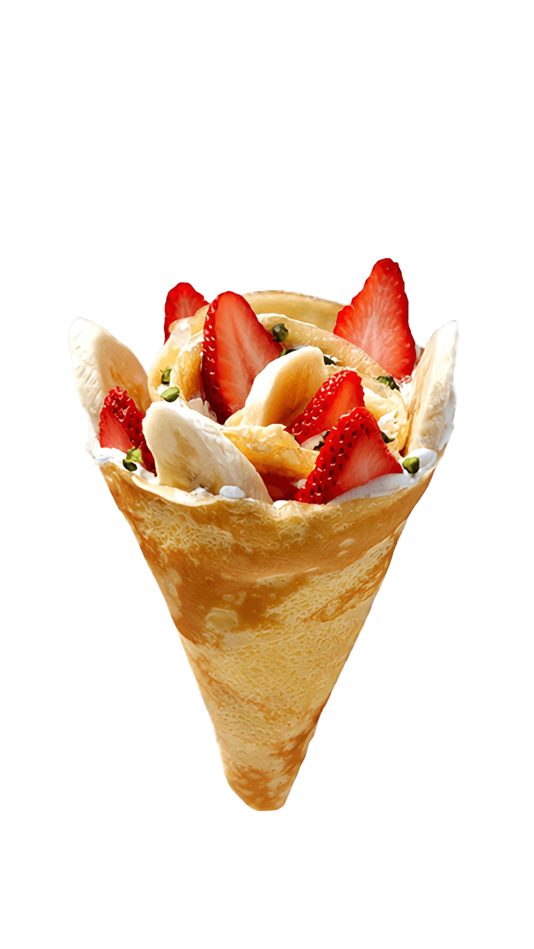 Strawberry Banana Crêpe.