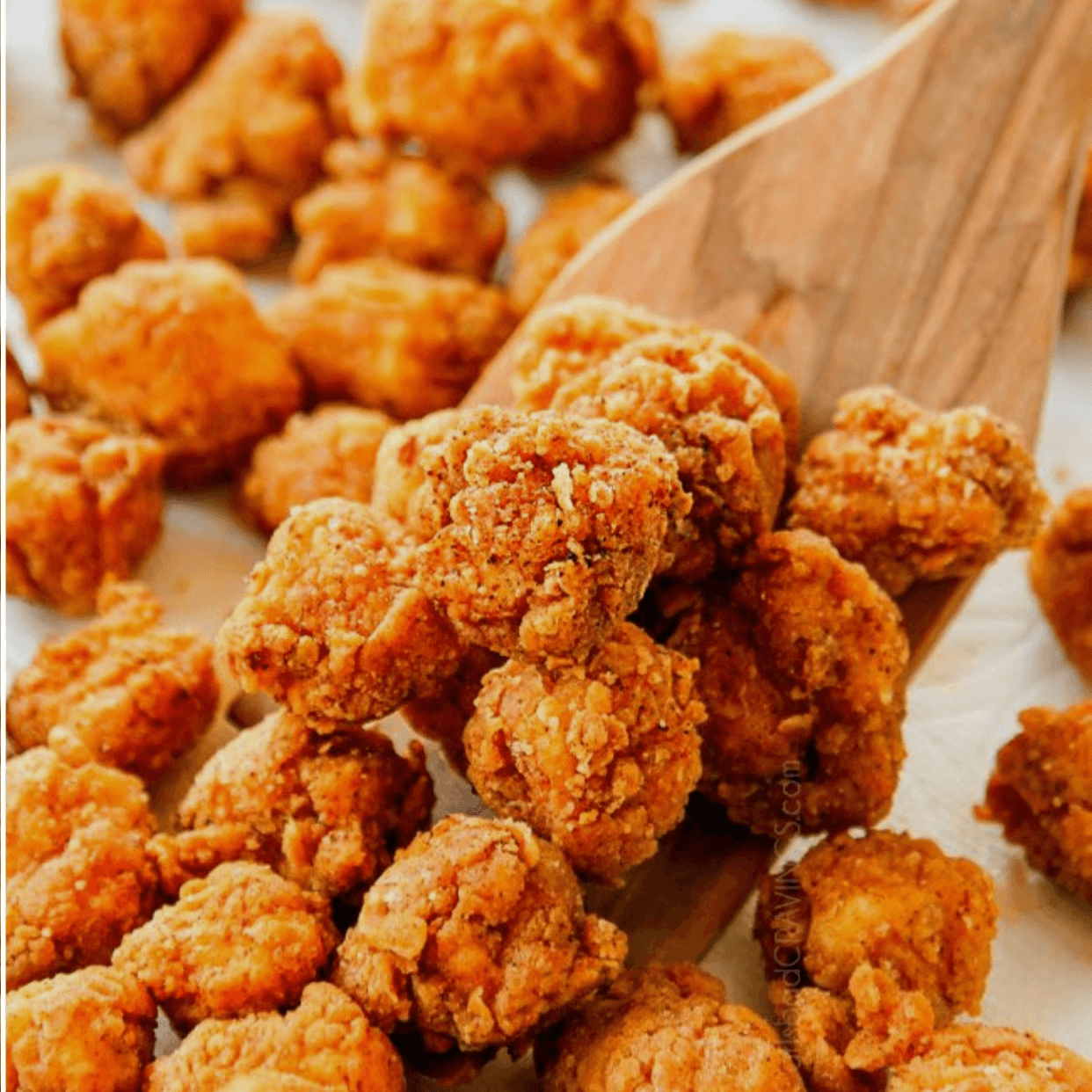 Kids popcorn chicken.