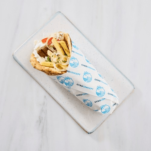 Lamb Souvlaki Wrap.