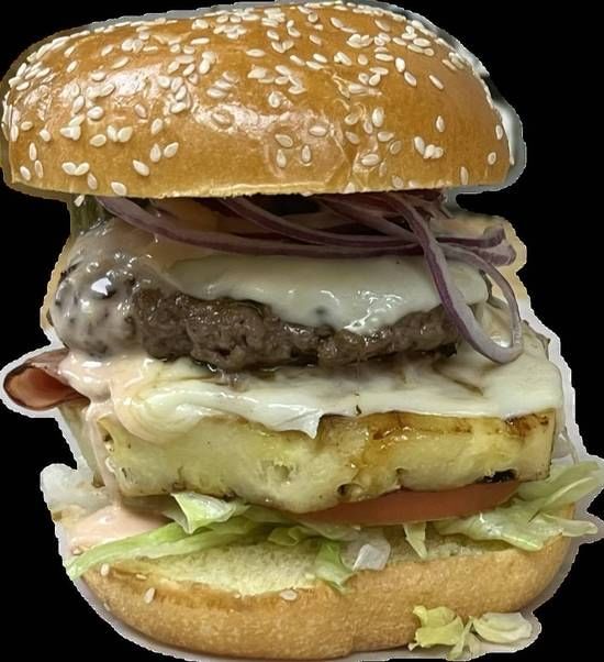 Grace's Aloha Hawaiian Burger.