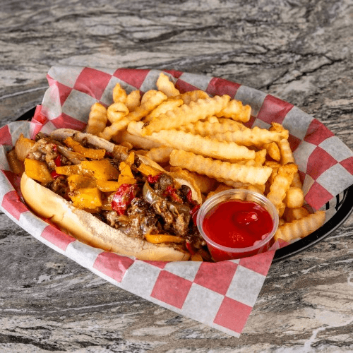 Eric Patton's Philly Cheesesteak.